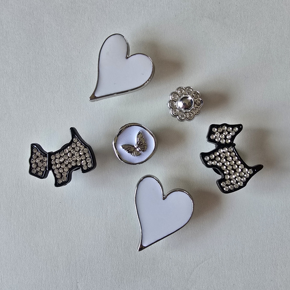 6 Piece Croc Charms